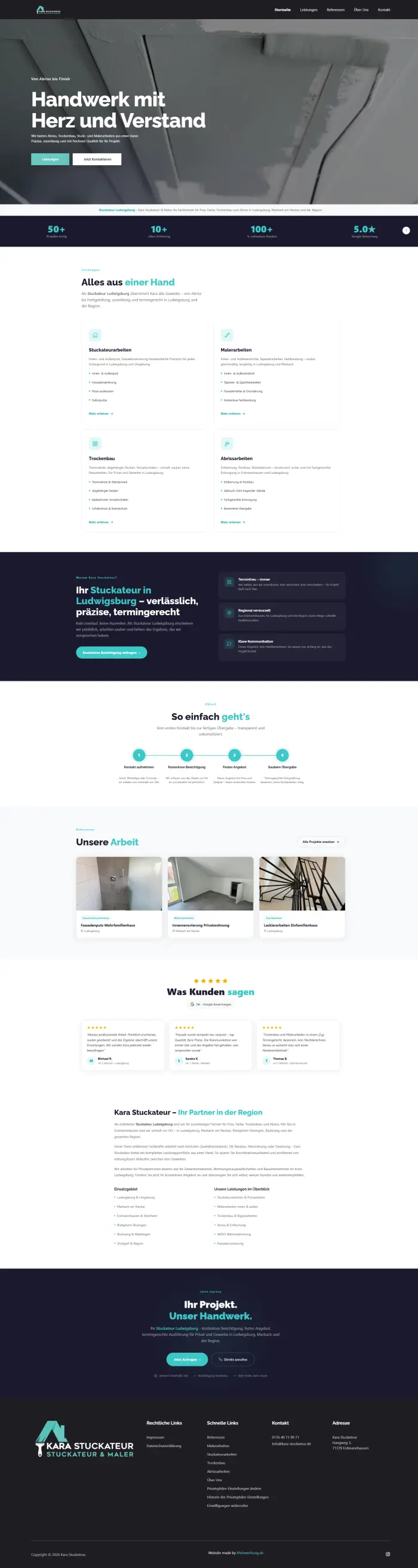 Website Kara Stuckateur
