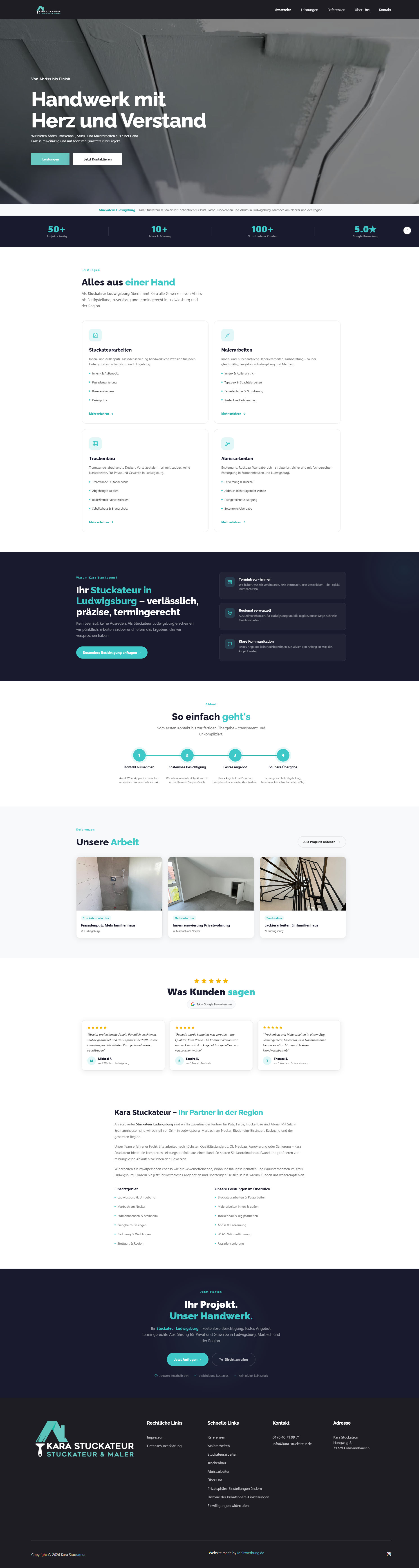 Website Kara Stuckateur